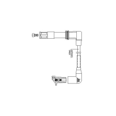 1A13E43 BREMI Провод зажигания