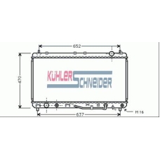 3219701 KUHLER SCHNEIDER Радиатор, охлаждение двигател