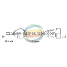 18-093241 ODM-MULTIPARTS Приводной вал