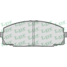 05P577 LPR Комплект тормозных колодок, дисковый тормоз
