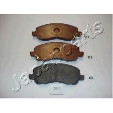 PA-501AF JAPANPARTS Комплект тормозных колодок, дисковый тормоз