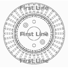 FBD1485 FIRST LINE Тормозной диск