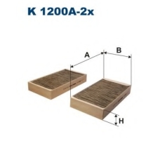 K1200A-2X FILTRON Фильтр, воздух во внутренном пространстве