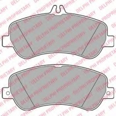 LP2146 DELPHI Комплект тормозных колодок, дисковый тормоз