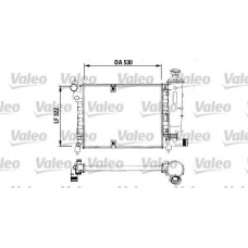 730515 VALEO Радиатор, охлаждение двигателя