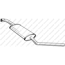 281-241 BOSAL Средний глушитель выхлопных газов