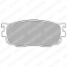 LP1527 DELPHI Комплект тормозных колодок, дисковый тормоз