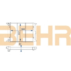 2110268 BEHR Radiator