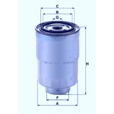 FI 9139/16 UNICO FILTER Топливный фильтр