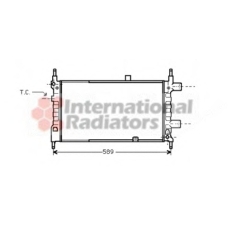 37002068 VAN WEZEL Радиатор, охлаждение двигателя