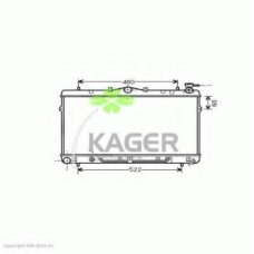 31-2559 KAGER Радиатор, охлаждение двигателя