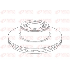 NCA1079.20 KAWE Тормозной диск