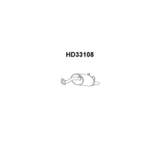 HD33108 VENEPORTE Глушитель выхлопных газов конечный