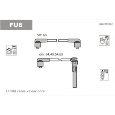 FU8 JANMOR Комплект проводов зажигания
