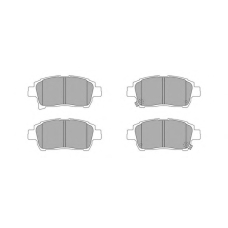 FBP-1604 FREMAX Комплект тормозных колодок, дисковый тормоз