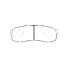FP0606 FIT Комплект тормозных колодок, дисковый тормоз