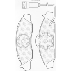 BP1177 QH Benelux Комплект тормозных колодок, дисковый тормоз