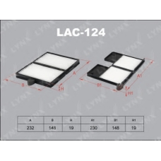 LAC-124 LYNX Cалонный фильтр