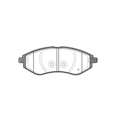 BPA0986.02 OPEN PARTS Комплект тормозных колодок, дисковый тормоз