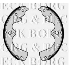 BBS6312 BORG & BECK Комплект тормозных колодок