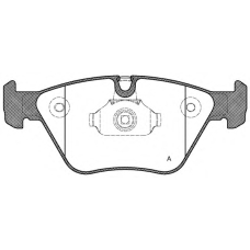 BPA0963.00 OPEN PARTS Комплект тормозных колодок, дисковый тормоз