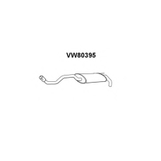 VW80395 VENEPORTE Глушитель выхлопных газов конечный
