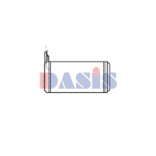 019020N AKS DASIS Теплообменник, отопление салона