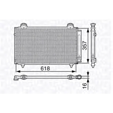 350203675000 MAGNETI MARELLI Конденсатор, кондиционер