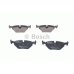 0 986 460 964 BOSCH Комплект тормозных колодок, дисковый тормоз