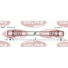 LH0117 DELPHI Тормозной шланг