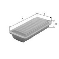XA589 UNIFLUX FILTERS Воздушный фильтр