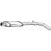 148-121 BOSAL Средний глушитель выхлопных газов
