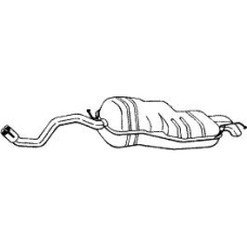 279-353 BOSAL Глушитель выхлопных газов конечный