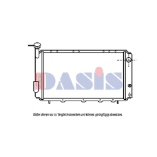 350012N AKS DASIS Радиатор, охлаждение двигателя