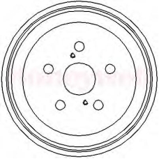 329087B BENDIX Тормозной барабан