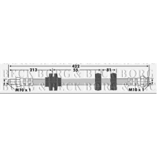 BBH6719 BORG & BECK Тормозной шланг