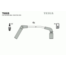 T888B TESLA Комплект проводов зажигания