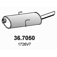 36.7050 ASSO Глушитель выхлопных газов конечный