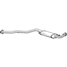 284-013 BOSAL Средний глушитель выхлопных газов