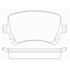 P 85 073 BREMBO Комплект тормозных колодок, дисковый тормоз