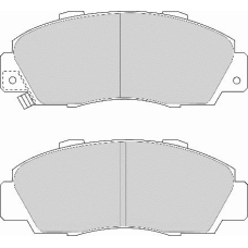 FD6591N NECTO Комплект тормозных колодок, дисковый тормоз