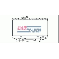 3215601 KUHLER SCHNEIDER Радиатор, охлаждение двигател