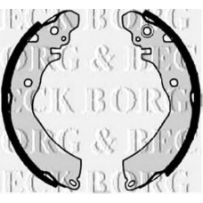 BBS6254 BORG & BECK Комплект тормозных колодок
