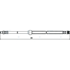 HOS3618 APEC Тормозной шланг