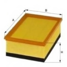 XA58S UNIFLUX FILTERS Воздушный фильтр