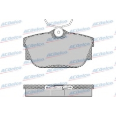 AC0581303D AC Delco Комплект тормозных колодок, дисковый тормоз