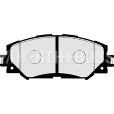 J3602125 NIPPARTS Комплект тормозных колодок, дисковый тормоз