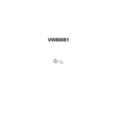 VW80081 VENEPORTE Труба выхлопного газа