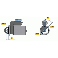 0 001 311 054 BOSCH Стартер