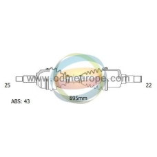 18-302221 ODM-MULTIPARTS Приводной вал